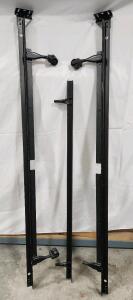 (1) Black Metal Queen Size Bed Frame