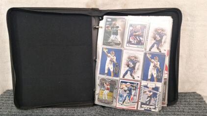 (1) Binder Of Assorted Football Trading Cards Including Hof'ers , Rookies and Stars