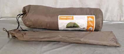 (1) Kelty Cabana 3-Sided Shelter & Assorted Support Poles & Tarp