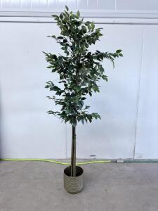 (1) Artificial Olive Tree 6ft Tall