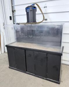 115 Gallon Acrylic Aquarium With Aquarium Filter Pump