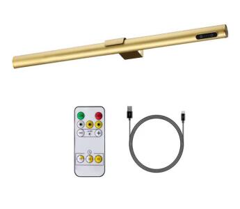 (2) 19.7" Wireless Picture Light Metal Art Display<br/>Wireless Battery Operated, Rechargeable Painting Lamp, Remote Control, Dimmable, 3 Modes, With Timer, for Dartboard Gallery