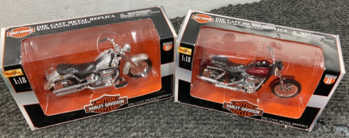 Die-Cast Harley-Davidson Model Motorcycles