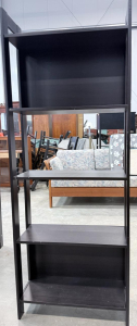 (1) IKEA LAIVA bookcase in black-brown 65&rdquo;Hx24.5&rdquo;W