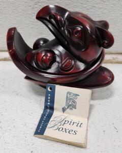 (1) BOMA Finely Crafted Canada Thunderbird Spirit Box