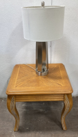 End Table and Table Lamp