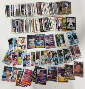 Assorted Lot Of 100+ 70&rsquo; , 80&rsquo;s , 90&rsquo;s Baseball Cards - Big Names , Hall Of Famers , Rookies & More