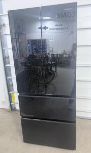Everchill French Door Refrigerator, Black, Smart Control, 4-Door