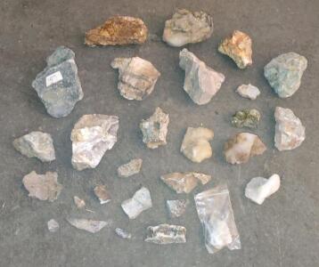 (1) Box Full of Assorted Mountain/ River Rocks/ Minerals