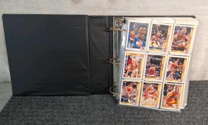 (1) Binder Of Assorted Basketball Trading Cards Including Hof'ers , Rookies and Stars