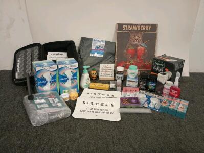 Luggable 3 Week Pill Tote, Female Products, Cat And Strawberry Wall Hanging, And More!