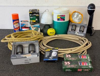 (1) Coleman Patio Light Lamp Latern, (1) Coleman Water Jug, Outdoor Lights, And So Much More!!
