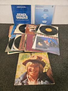 Collection Of Records Including: John Denver, ABBA & More