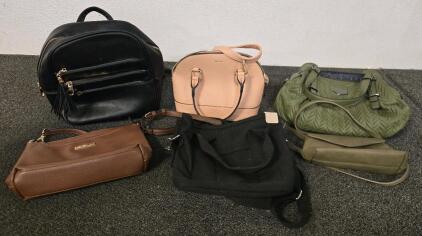 (6) Hand Bags - Brands Including: Aldo, Ameliegalanti & More