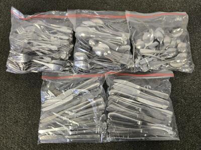 (5) Bags of Various Silverware