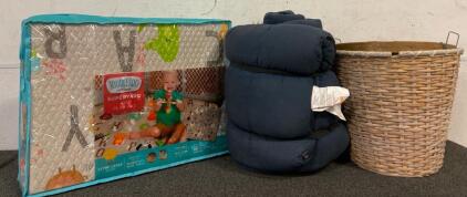 ToddleRoo Superyard Playmat, Sleeping Bag And (2) Baskets