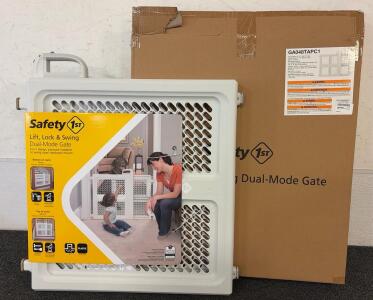 (1) BRAND NEW Safety 1st Lift, Lock & Swing Dual-Mode Gate!!