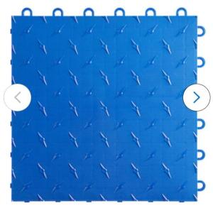 (96 sq ft.) Swisstrax 12-in x 12-in Diamond Polypropylene Garage Floor Tile 96 Tiles Total