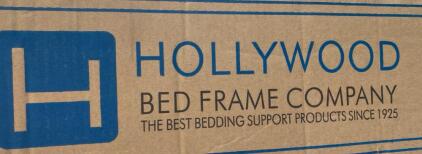 Black Metal Bed Frame (Only Outer Frame) 65&rdquo;x46&rdquo;x6&rdquo;