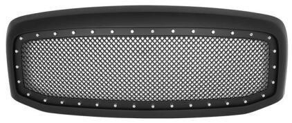 Mesh Front Hood Bumper Grill Compatible W/ Dodge For Ram 1500/2500/3500 2006-2009