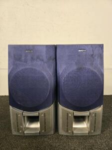 (2) Aiwa SX-ZL120 wired speakers