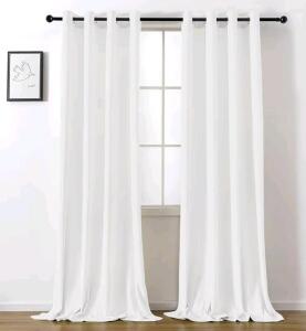 VANASEE Velvet Curtains for Bedroom Bleach 52108 inch Soft Blackout Thermal Insulated Curtains Window Treatment for Bedroom