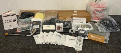 Tools, Parts & Goods Including CNC Router Bits, Plaster Of Paris Dry Mix, Gold Metal Grab Bar & More