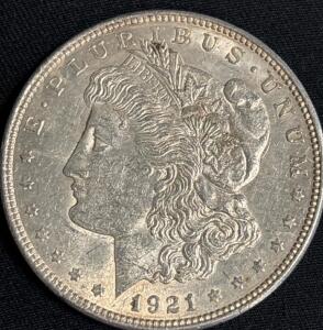 1921 Morgan Silver Dollar Coin