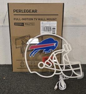 Perlegear Full TV Wall Mount Model PGLF12, Buffalo Bill's Neon Sign