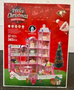 (1) Villa Christmas Role Play Set Dollhouse