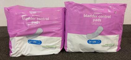 BRAND NEW PRODUCTS!! Including (2) Bags Of Amazon Basics Womens Bladder Control Pads