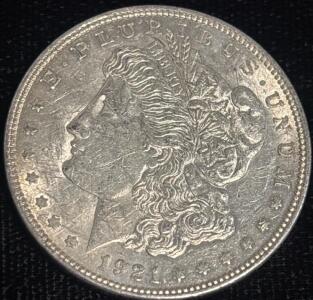 1921 Morgan Silver Dollar Coin