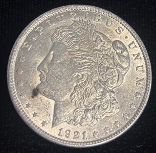 1921 Morgan Silver Dollar Coin