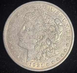 1921-D Morgan Silver Dollar Coin
