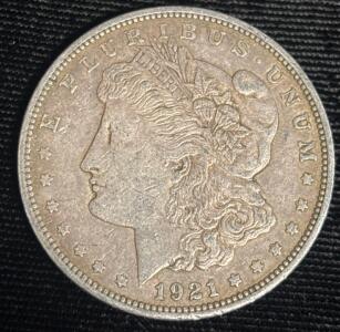1921-D Morgan Silver Dollar Coin