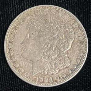 1921-D Morgan Silver Dollar Coin