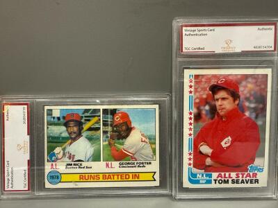 Jim Rice, George Foster & Tom Seaver Collectable Baseball Cards
