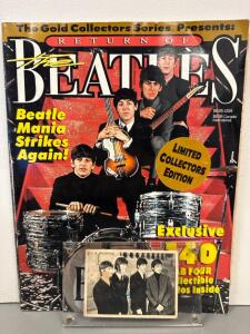 Beatles Magazine & Beatles Collectible Card