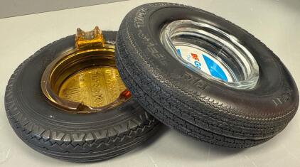Vintage Tire Ashtrays: BF Goodrich & Firestone Century Of Progress