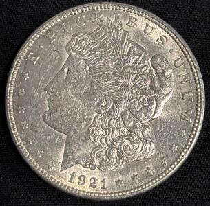 1921-D Morgan Silver Dollar Coin