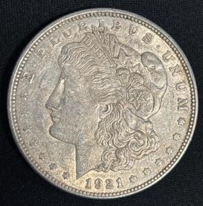 1921-D Morgan Silver Dollar Coin