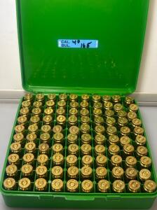 (100) Rnds. 40 S&W Caliber Ammunition In Green Case Gard Case