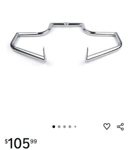 Areyourshop Engine Guard Crash Bar Highway Pre-Drilled fits for Harley FLSTF/FLSTFI Fat Boy 2000-2016, FLSTN/FLSTNI Softail Deluxe 2005-2016, FLSTC/FLSTCI Heritage Softail Classic 2000-2016
