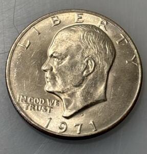 1971 Eisenhower One Dollar Coin