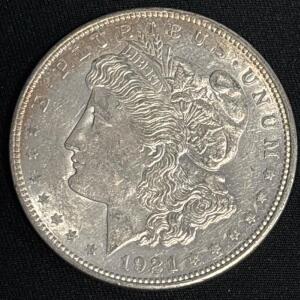1921-D Morgan Silver Dollar Coin
