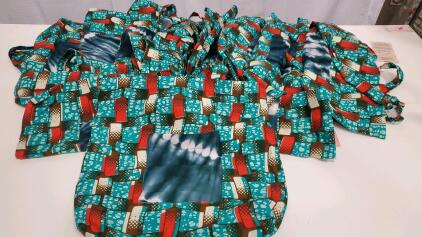 (12) Fabric Reusable Bags