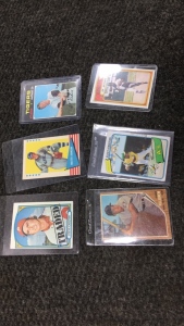 (6) Vintage Baseball Cards