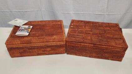 (2) Hand Woven Jewelry Boxes With COA