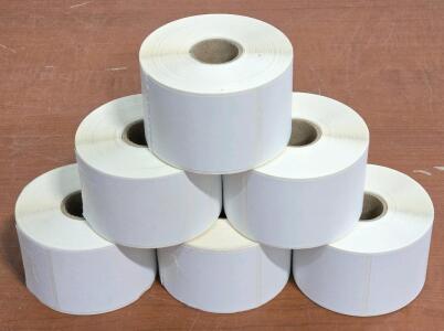 (6) *New* Uline S-8598 2"x4" Direct Thermal Label Rolls