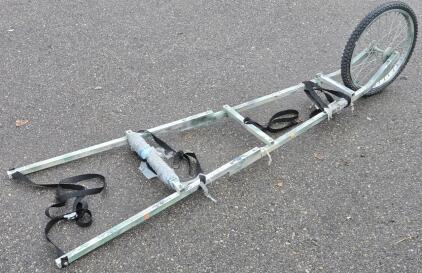 Aluminum Deer Hauler Cart - 83"L x 24"W